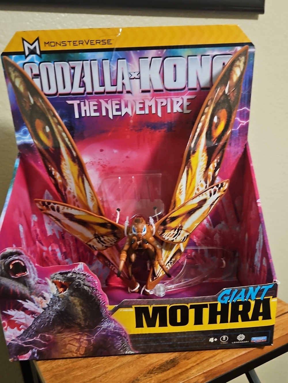 Godzilla x Kong The New Empire Giant Mothra Figure - Orange & Yellow
